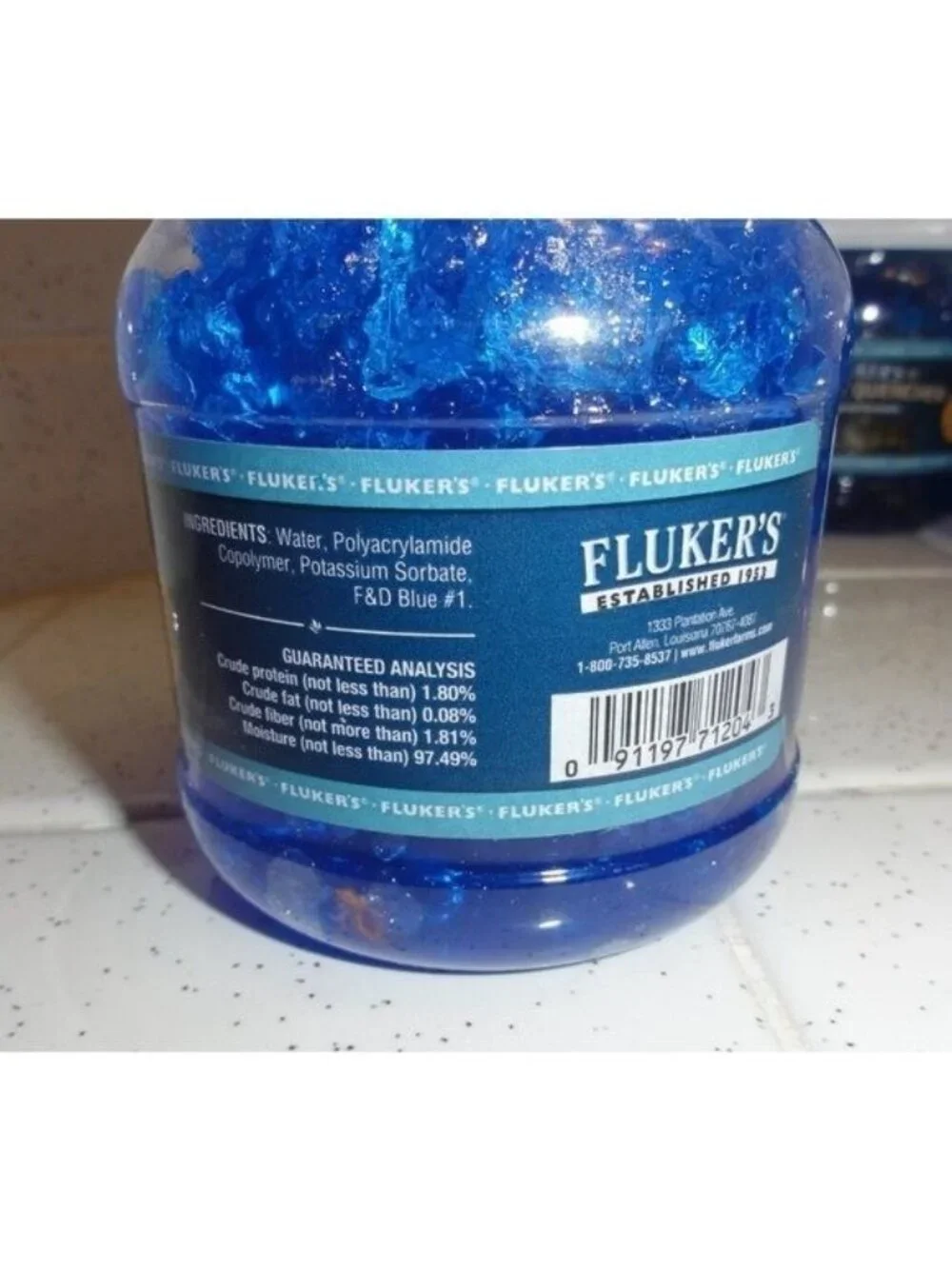 Fluker's Cricket Quencher Original Formula Lot of Five & 1/3 Full 8 oz container